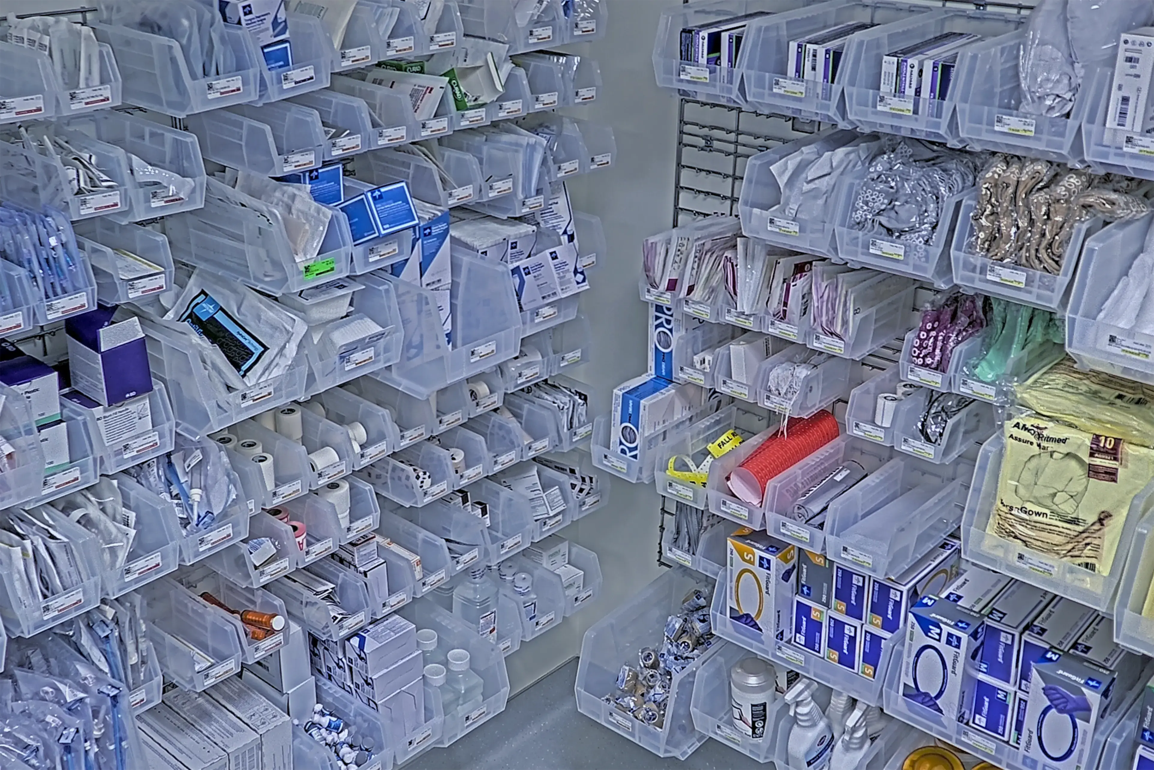 Medical supply storage room