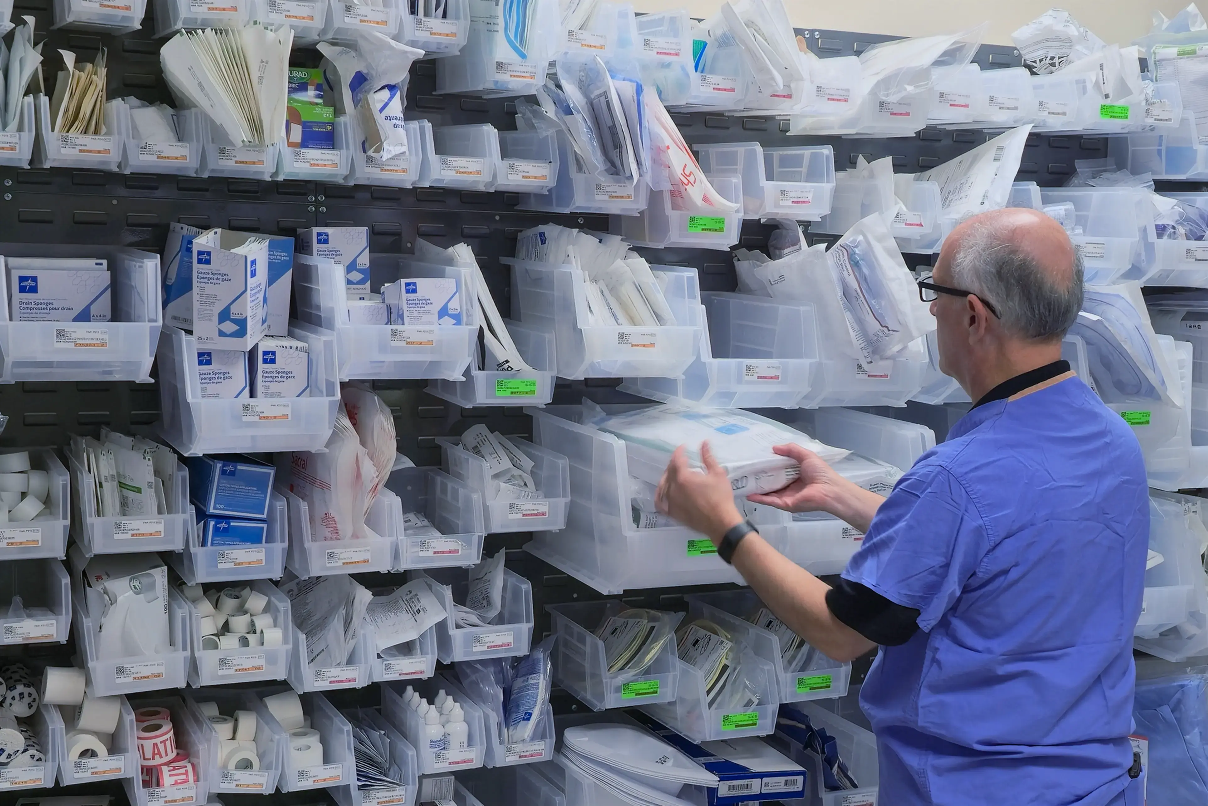 Medical supply storage